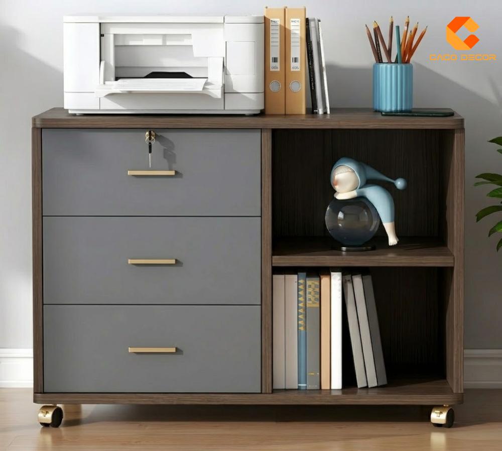 Tủ Hồ Sơ Gỗ Công Nghiệp THS026