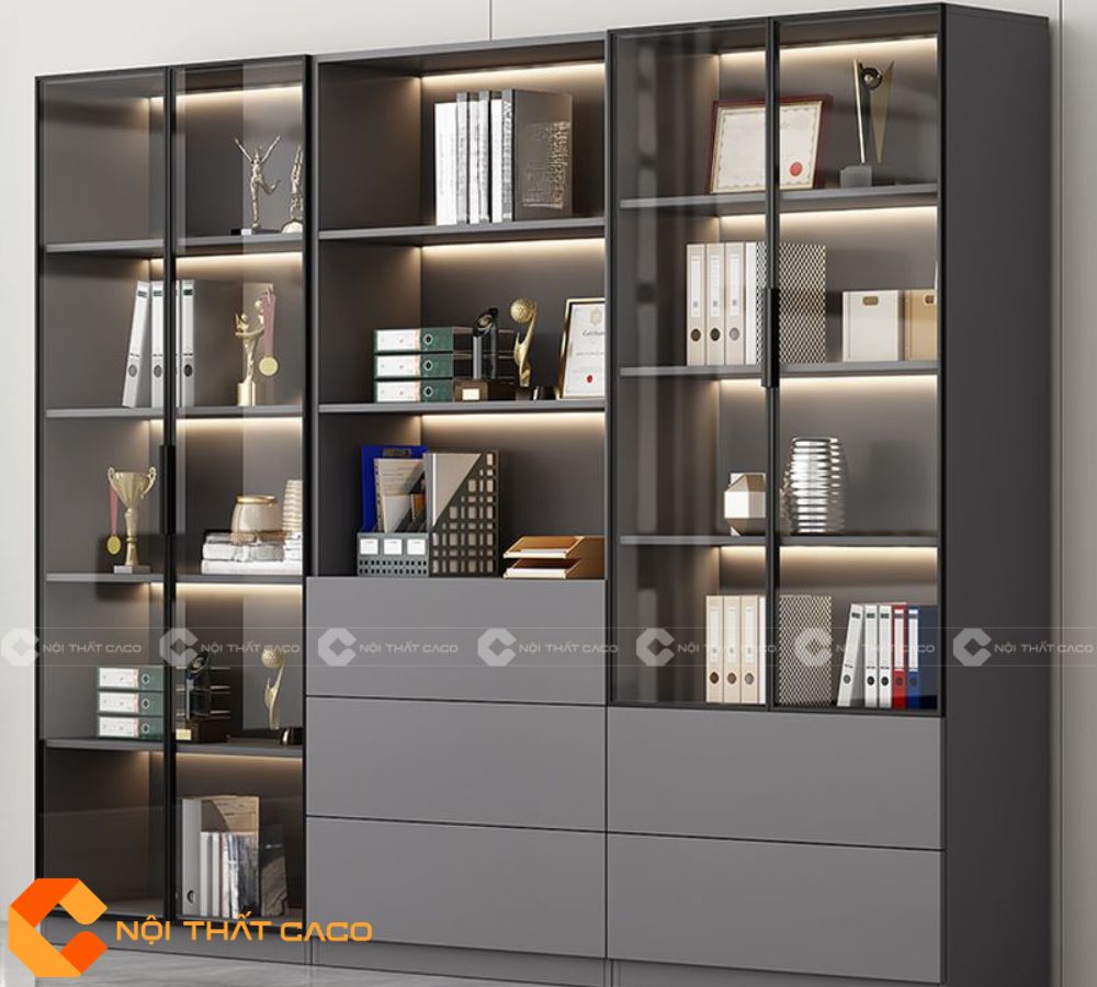 Tủ Hồ Sơ Gỗ Công Nghiệp THS029