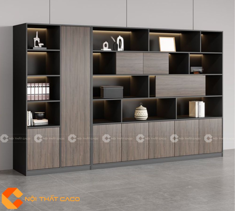 Tủ Hồ Sơ Gỗ Công Nghiệp THS031