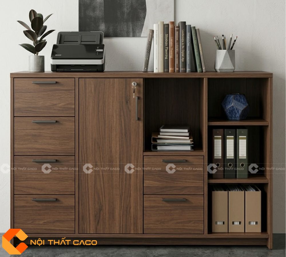 Tủ Hồ Sơ Gỗ Công Nghiệp THS032