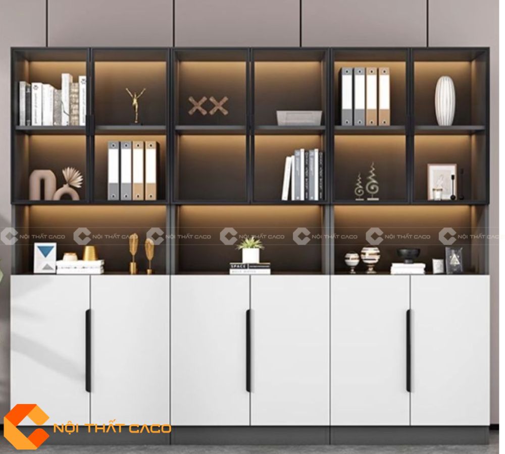 Tủ Hồ Sơ Gỗ Công Nghiệp THS035