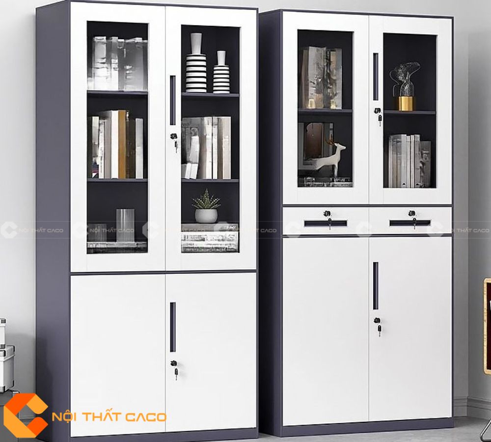 Tủ Hồ Sơ Gỗ Công Nghiệp THS038