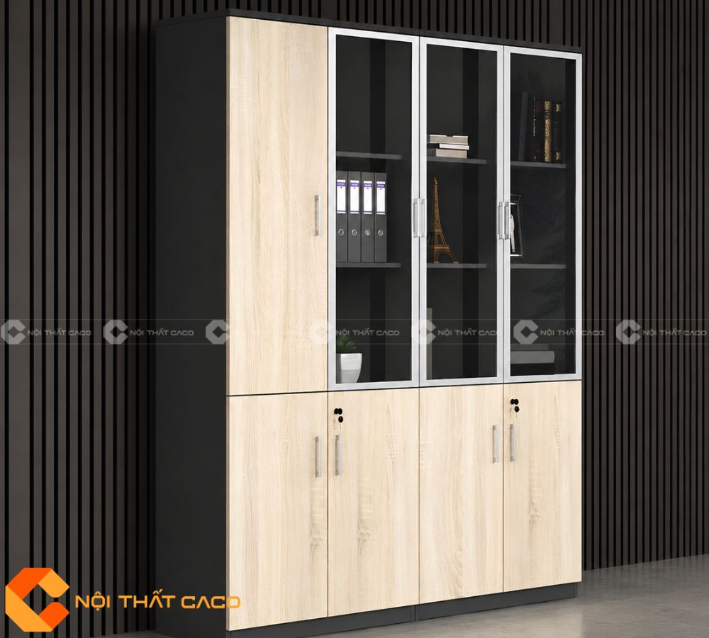 Tủ Hồ Sơ Gỗ Công Nghiệp THS040