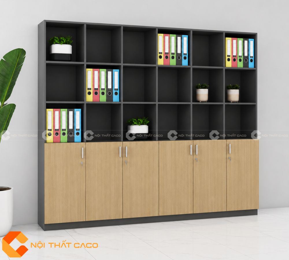 Tủ Hồ Sơ Gỗ Công Nghiệp THS041