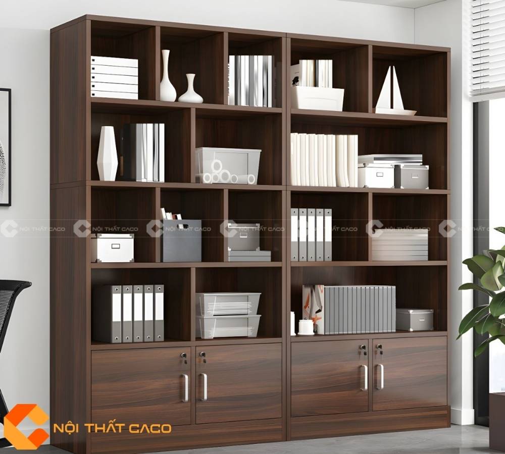 Tủ Hồ Sơ Gỗ Công Nghiệp THS042