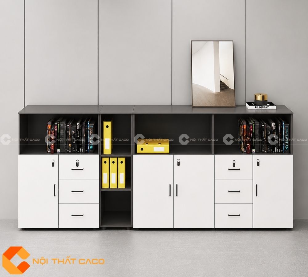Tủ Hồ Sơ Gỗ Công Nghiệp THS045
