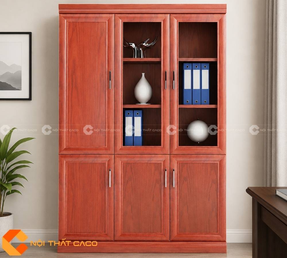 Tủ Hồ Sơ Gỗ Tự Nhiên THS046