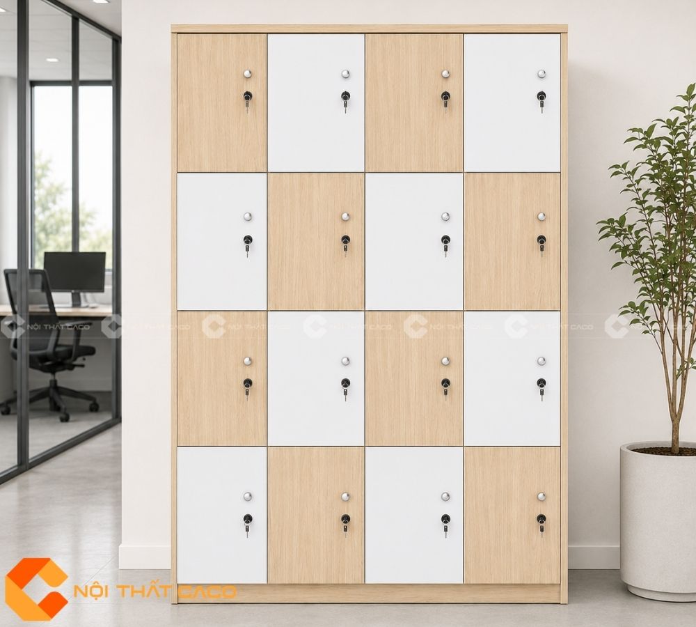 Tủ Locker Gỗ Công Nghiệp LK05