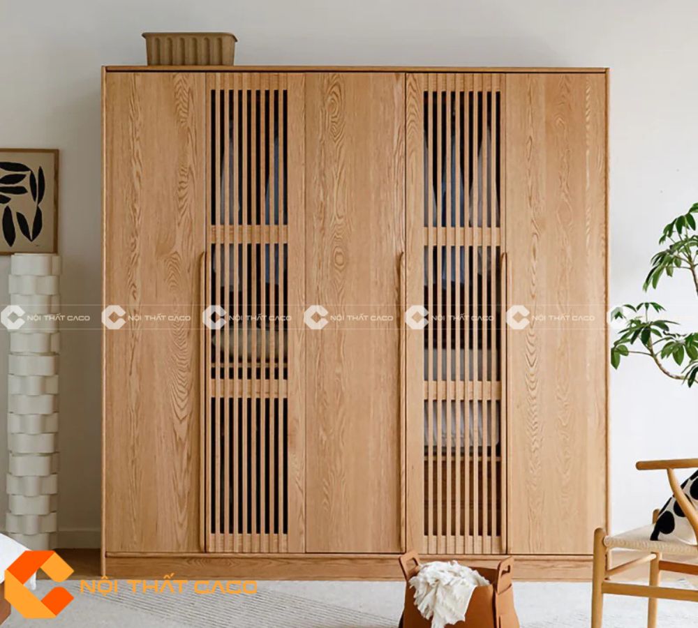 Tủ Quần Áo Gỗ Công Nghiệp TAM061 Đẹp, Giá Xưởng 