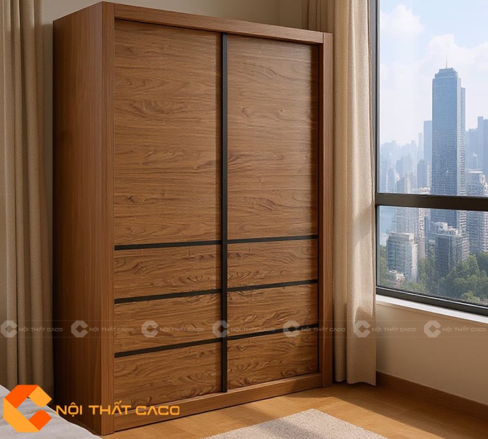 Tủ Quần Áo Gỗ Công Nghiệp TAM086