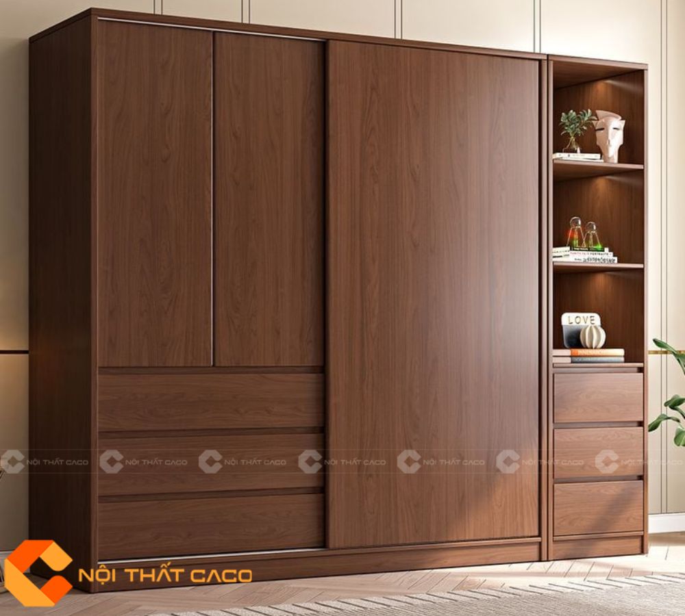 Tủ Quần Áo Gỗ Công Nghiệp TAM090