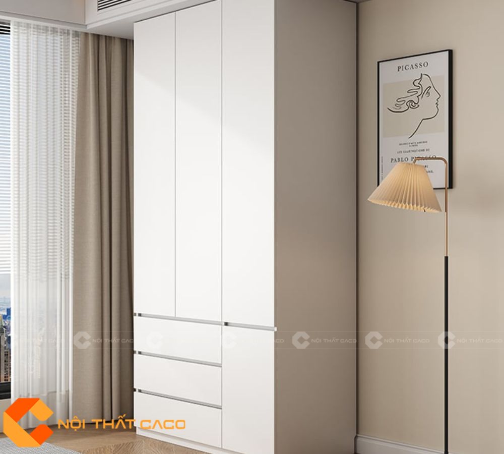 Tủ Quần Áo Gỗ Công Nghiệp TAM095