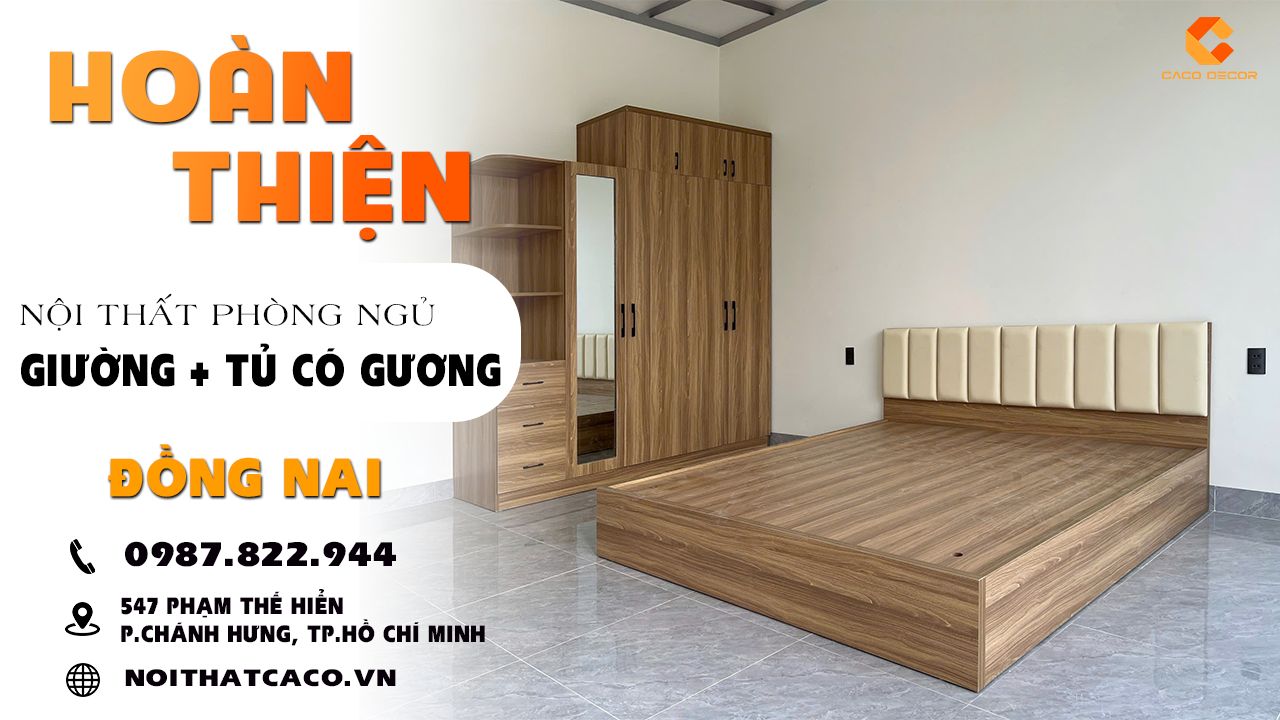 avatar video Thi Công Nội Thất Phòng Ngủ MDF Vân Gỗ Hiện Đại Tại Đồng Nai