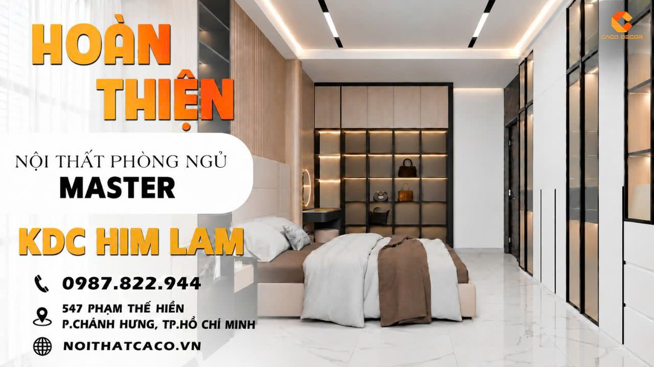 avatar video Phòng Ngủ Master Rộng Thoáng Tại Him Lam P.Tân Hưng | CaCo