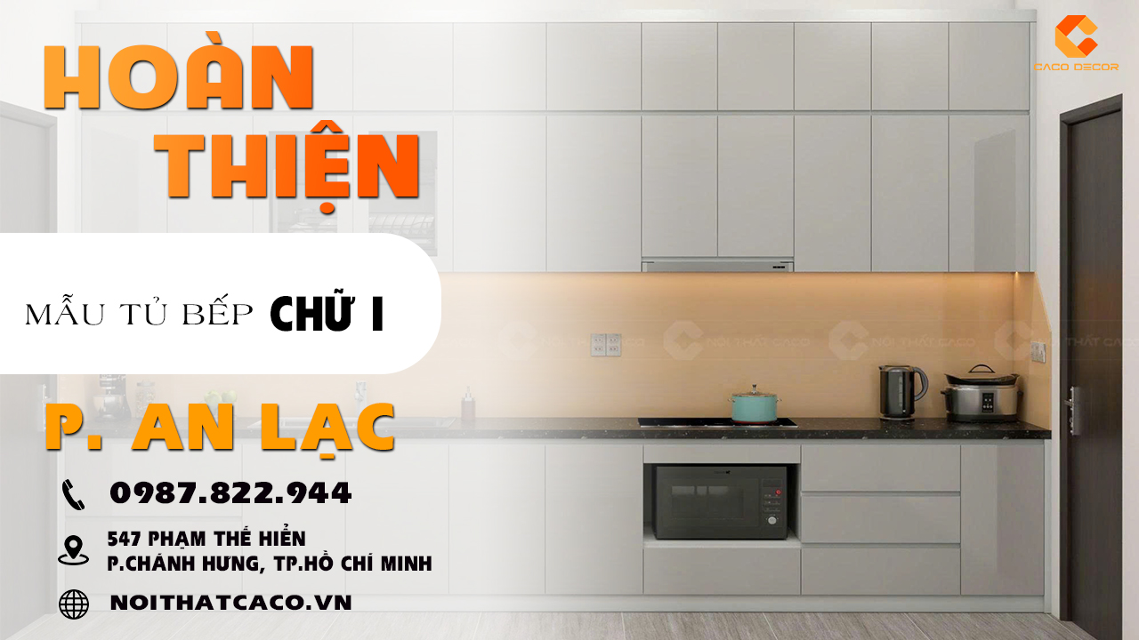 avatar video Hoàn Thiện Tủ Bếp Gỗ Công Nghiệp Chữ I Tại Phường An Lạc