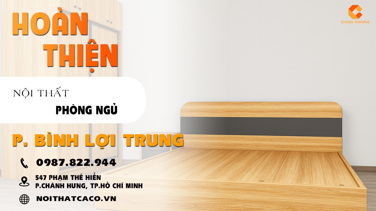 avatar video Combo Phòng Ngủ Gỗ MDF Hiện Đại Tại Phường Bình Lợi Trung
