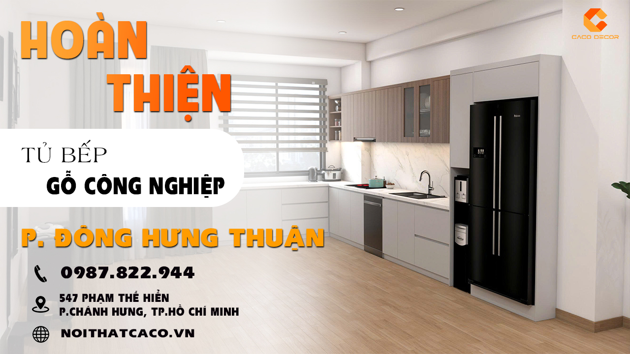 avatar video Thi Công Tủ Bếp Gỗ MDF Chữ L Tại Phường Đông Hưng Thuận