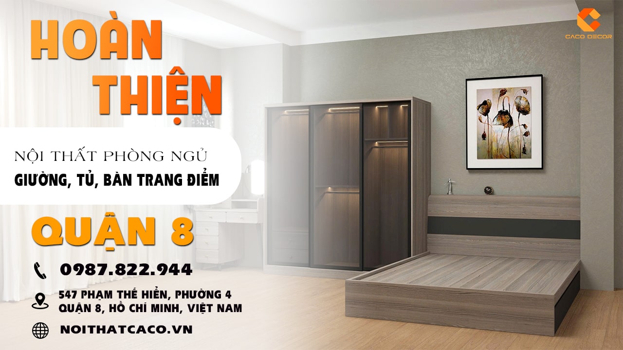 avatar video Bàn Giao Combo Nội Thất Phòng Ngủ Quận 8 Hiện Đại, Tiện Nghi