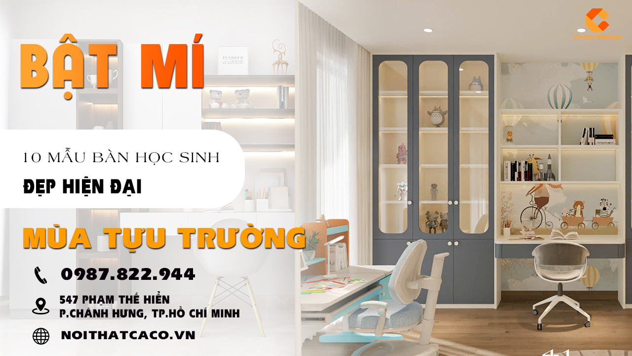 avatar video TOP 10 Mẫu Bàn Học Sinh Đẹp, Hiện Đại Cho Bé Mùa Tựu Trường