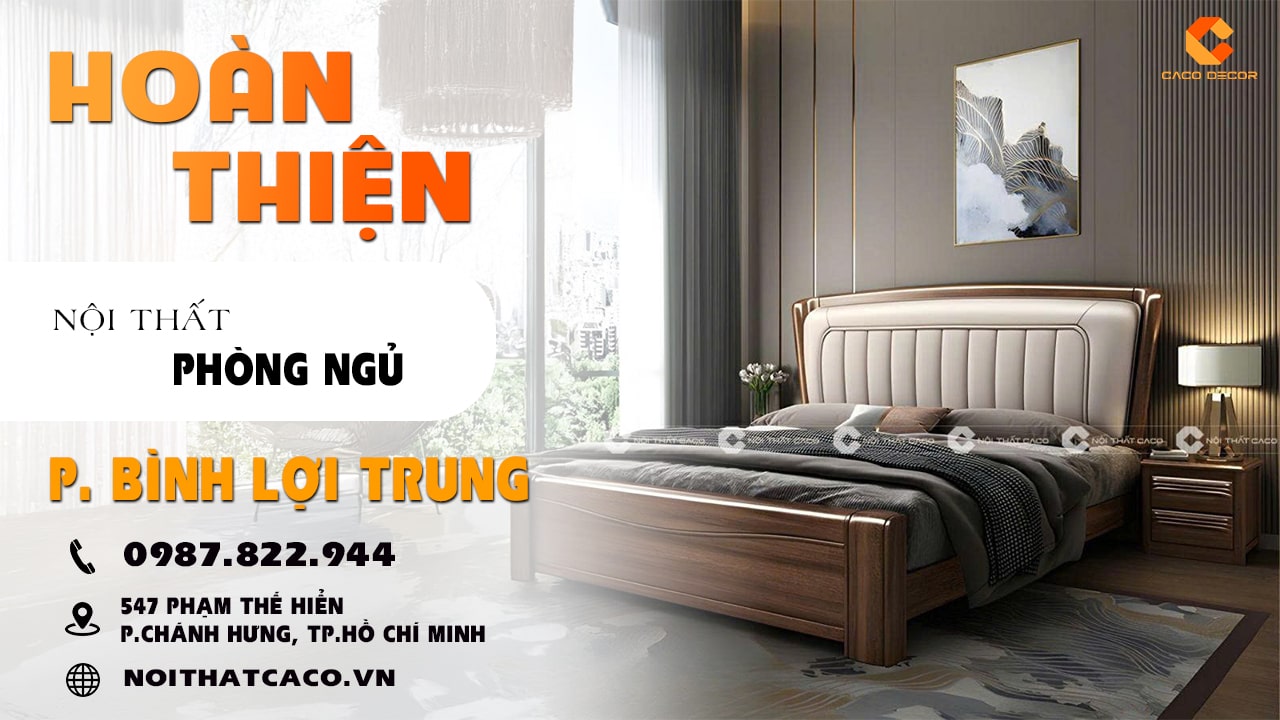 avatar video Thi Công Combo Nội Thất Phòng Ngủ Phường Bình Lợi Trung