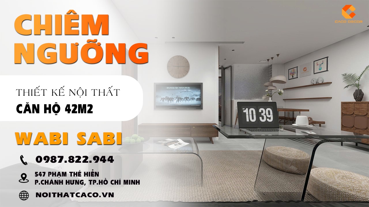 avatar video Thiết Kế Nội Thất Căn Hộ 42m2 Phong Cách Wabi SaBi Hiện Đại